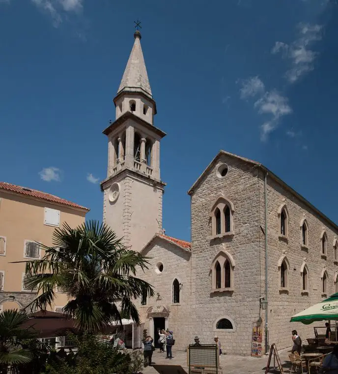 Attraction: church in the old part of Budva